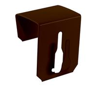 Dekohaken24-4x crochets de fenêtre, crochets décoratifs pour la décoration de fenêtre Différentes tailles et couleurs (marron, Zone de serrage: 21-23 mm)