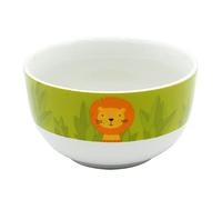 Dekohelden24 Bol à céréales pour enfant - Motif lion - Hauteur : 5,8 x 11 cm - Capacité : 250 ml - Porcelaine - 11 cm