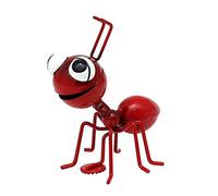 Dekohelden24 Fourmi en métal avec Aimant/Aimant de réfrigérateur en Rouge, Dimensions (L x l x H) : 7 x 7,5 x 8,5 cm
