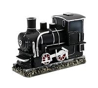 Dekohelden24 Locomotive à Fumer Hauteur 11 cm Largeur 6,5 cm Longueur 16 cm