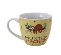 Dekohelden24 Maxi Mug/Tasse en Porcelaine Motif Muntermaker Taille H/Ø 9,2 x 10,5 cm Capacité 400 ML Passe au Lave-Vaisselle