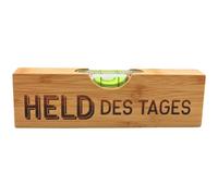 Dekohelden24 Niveau à Bulle avec décapsuleur intégré - Motif héros du Jour - Dimensions : env. 15 x 4,5 x 2 cm - 15 cm