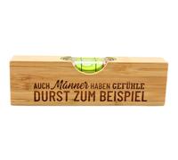 Dekohelden24 Niveau à Bulle avec décapsuleur intégré Motif Homme 15 x 4,5 x 2 x 15 cm