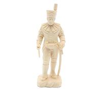 Dekohelden24 Outil de snowberger sculpté à la Main, Naturel, Hauteur avec Socle env. 10 cm, S. Obersteiger Natur, 10 cm