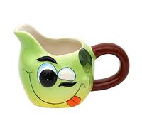 Dekohelden24 Pot à lait en céramique en forme de pomme - Dimensions : environ 14 x 11 x 8,5 cm.