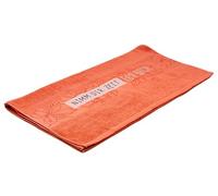 Dekohelden24 Serviette de Bain/Serviette de Bain/Serviette de Douche Abricot avec Inscription « Nimm Dir Zeit für Dich » - 100% Coton - Taille L/B : env. 70 x 140 cm