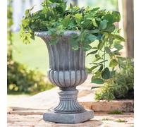 Dekoleidenschaft Amphore Antiqua Pot de fleurs de jardin, aspect pierre antique, 51 cm de haut, pot de fleurs d'extérieur pour l'extérieur