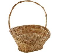 Dekoleidenschaft Panier cadeau « Nature » moyen, en osier, panier cadeau vide, panier à anses, panier en osier