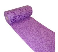 Dekolor® 56-300-5-28 Chemin de Table imperméable avec Roses Effet Lotus Violet Largeur 300 mm Rouleau de 5 m