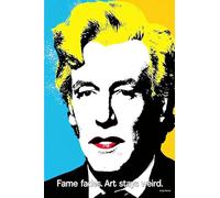 Dekomundo Andy Warhol Poster citation pop art design tendance tableau mural pour salon, chambre à coucher, bureau à encadrer, 50 x 70 cm