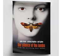 Dekomundo Poster du film Le silence des agneaux classique sous forme d'impression d'art, 40 x 60 cm