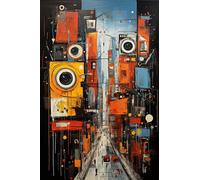 Dekomundo Street Art Graffiti Collection Poster photo moderne, motif 07, 60 x 80 cm