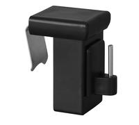 dekondo - 20 crochets de fenêtre, crochets décoratifs pour la décoration des fenêtres, plage de serrage : 10-27 mm - Univers (noir)