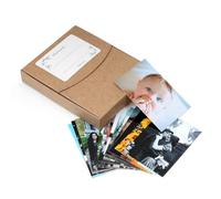 Dekopix Impression Mini Photo, Tirages Petites Photos en ligne. Coffret-Album + Petites Photographies au format 5x7,5, 7,5x10 cm. Cadeau personnalisé original avec photo (5x7,5 cm, 32 Photos)
