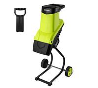 DEKOPRO Broyeur de Branches Broyeur Végétaux Électrique 2500W - Coupe 45mm, Lame Disque, Moteur Puissant, Broyeur Vegetaux Electrique Idéal Broyeur Vegetaux et Branches