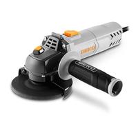 DEKOPRO Meuleuse d'Angle 750W: Ø 115mm Meuleuse d'Angle Électrique avec Poignée Auxiliaire, Capot de Protection, Écrou de Serrage rgots, pour Meulage, Tronçonnage
