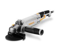 DEKOPRO Meuleuse d'Angle 900W: Ø 125mm Longues Poignées Meuleuse d'Angle Électrique avec Poignée Auxiliaire, Capot de Protection, Écrou de Serrage rgots, pour Meulage, Tronçonnage