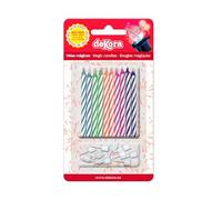 Dekora Design Bougies magiques d'anniversaire – Lot de 10