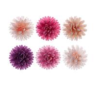 Dekora Design - 12 décorations de gâteau comestibles Fleurs azymes 4,5 cm Multicolore