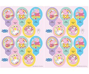 dekora - 20 Pics COMESTIBLES Azyme Peppa Pig