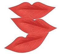 dekora - 200 Lèvres en Azyme comestibles Rouges, décorations pour gâteaux et Cupcakes, décoration Romantique pour Saint-Valentin et Cadeaux gourmands