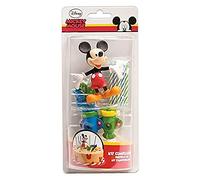 Dekora - 303000 MICKEY Kit Decoration GÂTEAU Figurine, Plastique, Multicolore, 11 x 5 x 23 cm