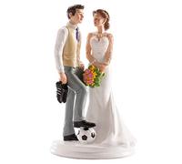 Dekora 305010 Figurine Sujet du Foot pour Le Gateau de Mariage 18 cm