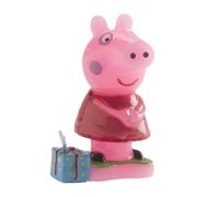 Dekora - 346089 Peppa Pig Bougie Cire Rose 3 x 3 x 8 cm