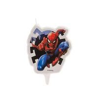 Dekora - 346208 Bougie Anniversaire Enfant Spiderman de 7 cm