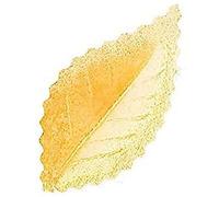 Dekora 400 décorations comestibles pour gâteau, 4,2 cm, Feuilles en Papier Azyme Or métallisé, Décoration élégante pour pâtisserie créative, Cupcakes et Desserts