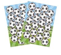 Dekora, Ballon de Football Mini-Disques Azyme, Décorations Comestibles pour Cupcakes, Muffins & Biscuits, Pack de 2 Feuille, Rond 3,4 CM