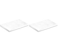 Dekora - Base Rectangulaire Blanche pour Gâteaux 30x40cm, Hauteur 1.2cm - Idéal pour Tous Types de Célébrations, Anniversaires et Fêtes. (Lot de 2)
