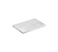 dekora - Base Rectangulaire en Carton dur Argenté pour Gâteaux 20x30cm, Hauteur 1,2cm - Idéal pour Toutes Sortes de Célébrations, Anniversaires et Fêtes.