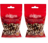 Dekora - Blister Mini Boules Croustillantes au Chocolat pour Décoration des Gâteaux - 70 g