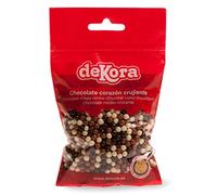 Dekora - Blister Mini Boules Croustillantes au Chocolat pour Décoration des Gâteaux - 70 g