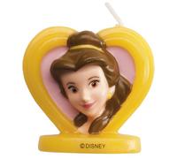 Dekora - Bougie d'Anniversaire en 3D de Belle pour Gâteaux d'Enfants - 5,5 cm
