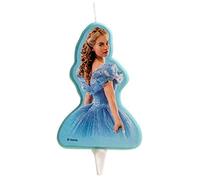 Dekora - Bougie d'Anniversaire Cendrillon en 2D pour Gâteaux d'Enfants - 7,5 cm