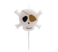 dekora | Bougie D'Anniversaire | Sans Parfum | Design Pirate | Parfait Pour Les Célébrations D'Enfants