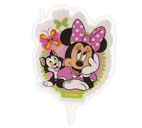 Dekora - Bougie pour Gâteau d'Anniversaire d'Enfants de Minnie Mouse - 7,5 cm