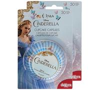 Dekora Caissettes Cendrillon Blister de 50 Pièces 46 g - Lot de 2