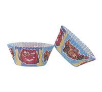 Dekora - Caissettes Cupcakes Cars | Cars Mcqueen - Cupcake Caissette, 25 Unité, Couleur Rouge (339267)