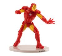 Dekora - Cake Topper Décoration pour Gâteaux Figurine Iron Man Marvel The Avengers en PVC 347153 Rouge Taille Unique
