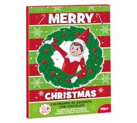 dekora - Calendrier de l’Avent Elf on the Shelf - 50 g Chocolat au Lait - Calendrier de Noël pour Enfants - Tradition de l’Elfe de Noël - Compte à Rebours Magique jusqu’à Noël