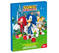 dekora - Calendrier de l’Avent Sonic the Hedgehog - 50 g Chocolat au Lait - Calendrier de Noël Enfant avec 24 Surprises - Compte à Rebours Festif vers Noël