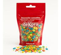 dekora - Confettis Sucrés Mix Oeufs et Maná - 100g | Sprinkles Sans Gluten ni Lactose | Décoration Comestible pour Gâteaux, Cupcakes et Pâtisserie | Sachet Refermable