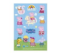 Dekora - Décoration Coméstible pour Gâteaux d'Anniversaire pour Enfants de Silhouette Découpée de Peppa Pig