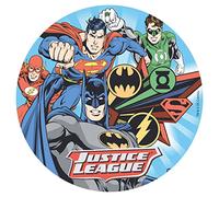 disque azyme justice league déco gâteau 20cm - dekora 160137 Multicolore G