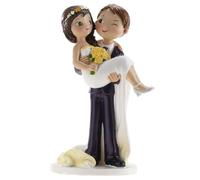 dekora Décoration de Gâteau de Mariage | Figurines de Gâteau de Mariage Clin d'Oeil - 16 cm, Multicolore, (305101), Guiño