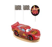 Dekora - Décoration Gâteau Anniversaire, Topper Gateau Cars en PVC 303009 Multicolore