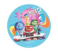 dekora - Décoration pour Gâteaux d’Anniversaire - Cake Topper Vice-Versa 2 20 cm - Disque en Azyme Comestible pour Gâteau Sans Gluten, Sans Sucres Ajoutés, Sans Lactose - Convient aux Végétariens